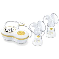 Электрический двойной молокоотсос Beurer Babycare Dual BY70 (White/Yellow)