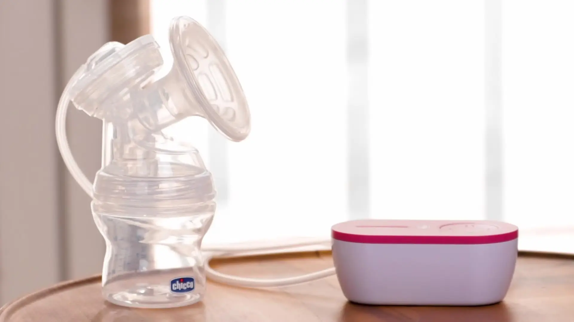 Электрический молокоотсос Chicco Natural Feeling (Pink) - 2