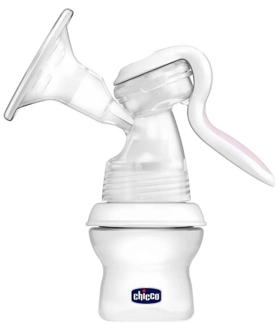 Pompa manuala pentru san Chicco NaturalFeeling (Transparent)