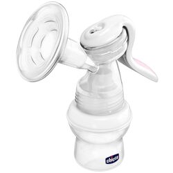Pompa manuala pentru san Chicco NaturalFeeling (Transparent)