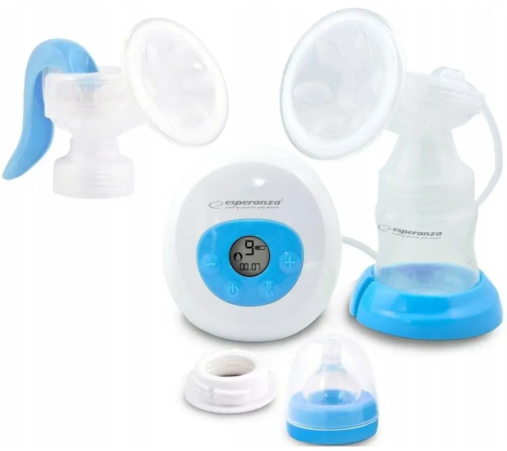Электрический молокоотсос 2in1 Esperanza ECM003B (White/Blue)