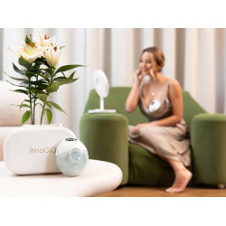 Pompa de san electrica InnoGIO GIOluna Maxi Flow GIO-362 (White/Mint) Thumb