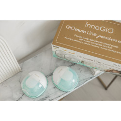 Электрический молокоотсос InnoGIO GIOmumLine Premium Warm GIO-361 (Mint/White) Thumb