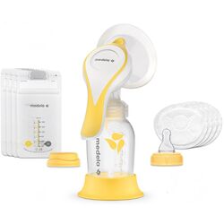 Pompa manuala pentru san Medela Harmony Essentials Pack (White/Yellow) Thumb