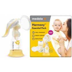 Pompa manuala pentru san Medela Harmony Essentials Pack (White/Yellow) Thumb