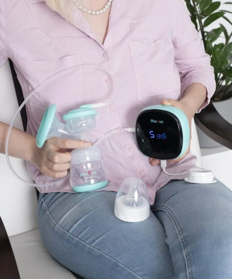 Pompa pentru san electrica Mesmed Profi Specialist MM428 (Light Blue/Black)