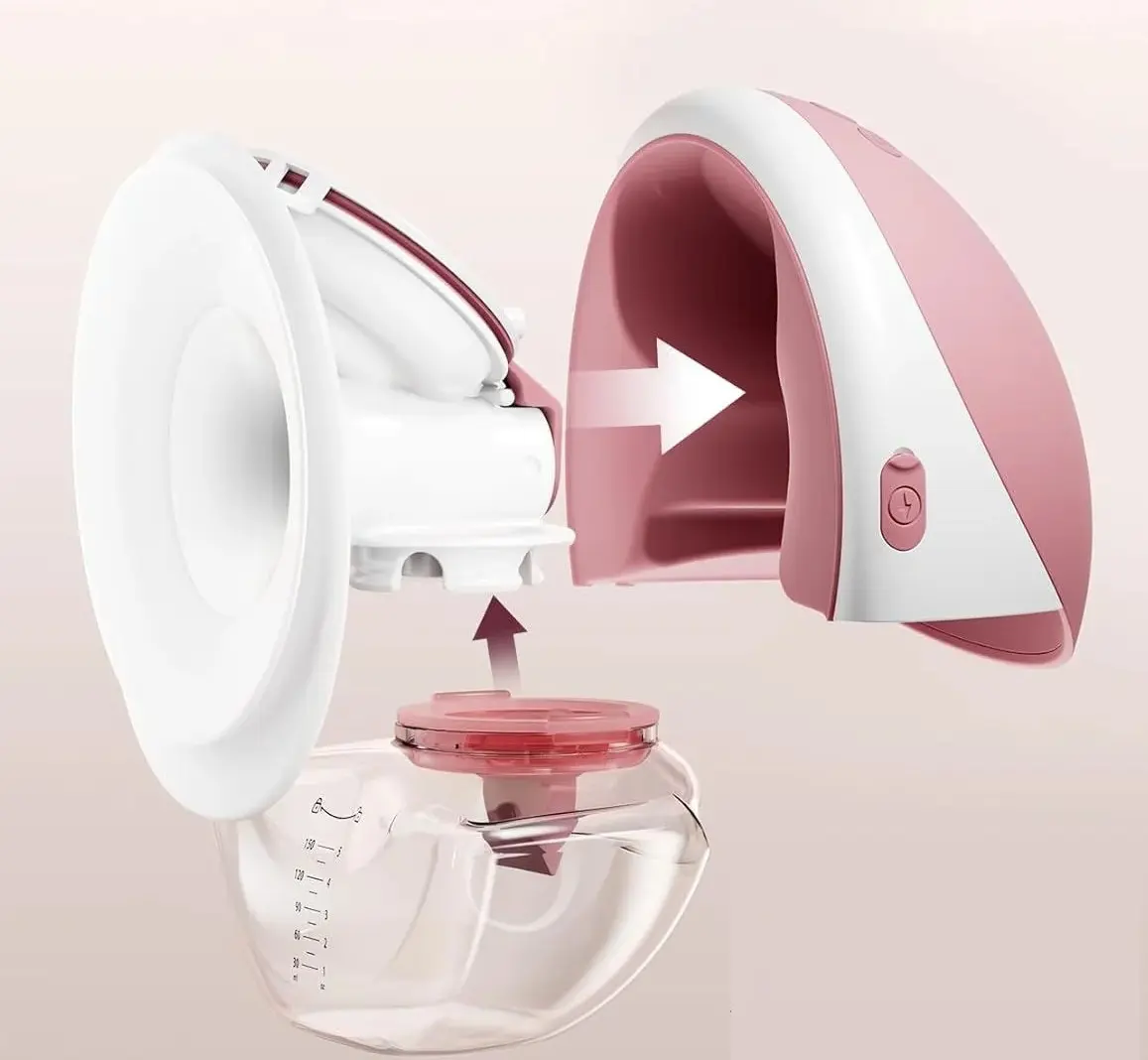 Электрический молокоотсос Momcozy M9 BP288-NR70BA-A (Red) - 3