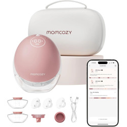 Электрический молокоотсос Momcozy M9 BP288-NR70BA-A (Red) Thumb