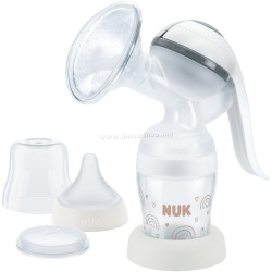 Ручной молокоотсос Nuk Pefect match (White/Grey)