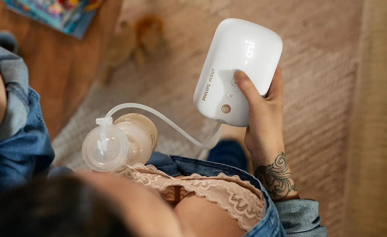 Электрический молокоотсос Philips Avent SCF396/31 (White) - 5