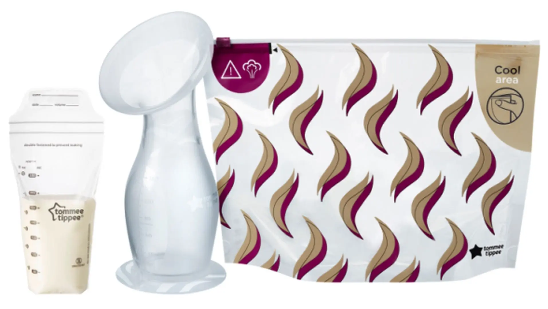 Pompa manuala pentru san Tommee Tippee Made for me (Transparent)