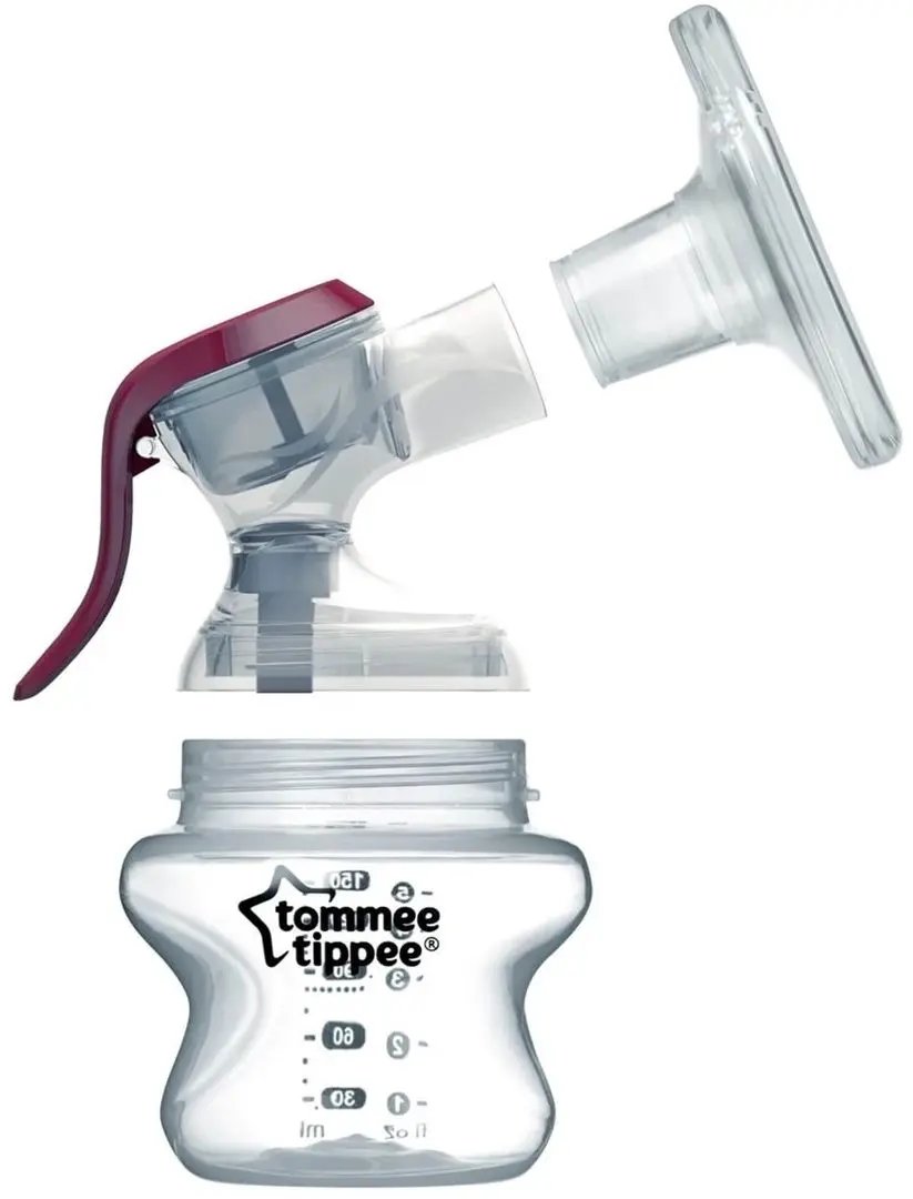 Pompa pentru san manuala Tommee Tippee Made for Me (White/Pink)