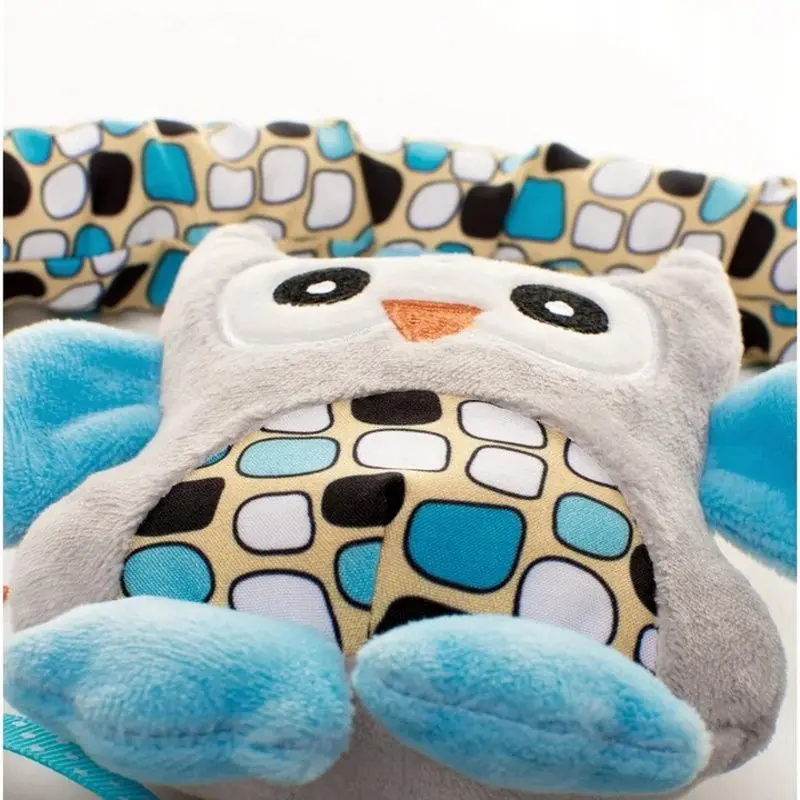 Arc cu jucarii 4Baby OB12 P&E Plush Arch Owl (Grey)