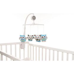 Музыкальная карусель 4Baby Play&Edu Owl OB08 (White/Grey) Thumb