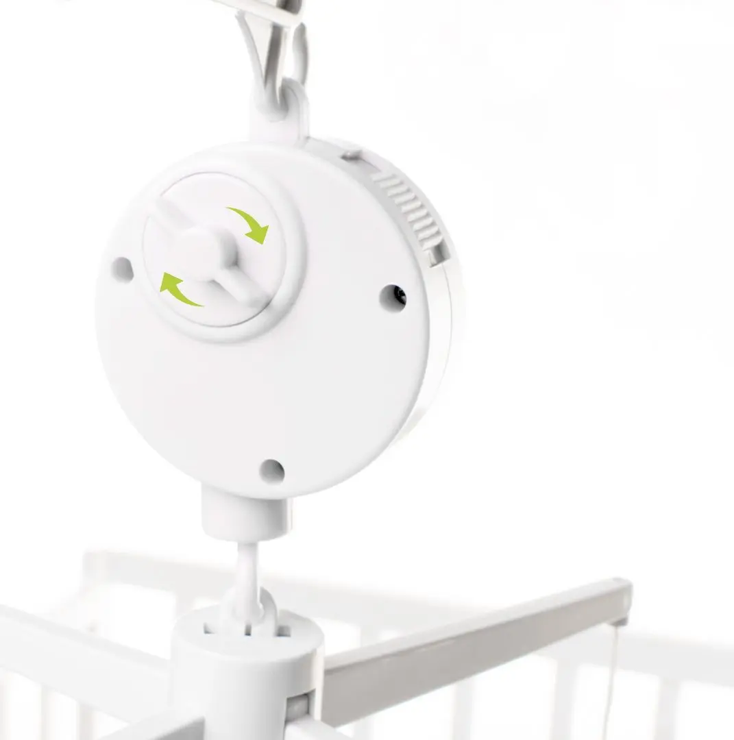 Музыкальная карусель 4Baby Play&Edu Owl OB08 (White/Grey)