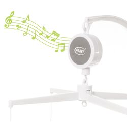 Музыкальная карусель 4Baby Play&Edu Owl OB08 (White/Grey) Thumb