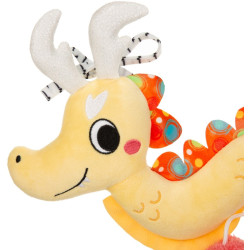 Jucarie pentru carucioare si patuturi Akuku Dragon A0703 (Yellow/Red) Thumb