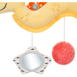 Jucarie pentru carucioare si patuturi Akuku Dragon A0703 (Yellow/Red) Thumb