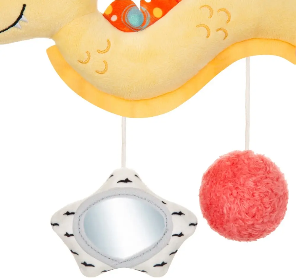 Jucarie pentru carucioare si patuturi Akuku Dragon A0703 (Yellow/Red) - 5