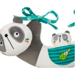 Jucarie pentru carucioare si patuturi Akuku Panda A0702 (Grey/White) Thumb