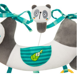 Jucarie pentru carucioare si patuturi Akuku Panda A0702 (Grey/White) Thumb