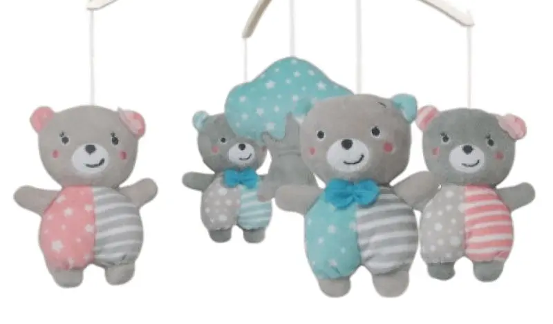 Carusel muzical Alexis Baby Mix M/00/496M-6700 (White/Gray)