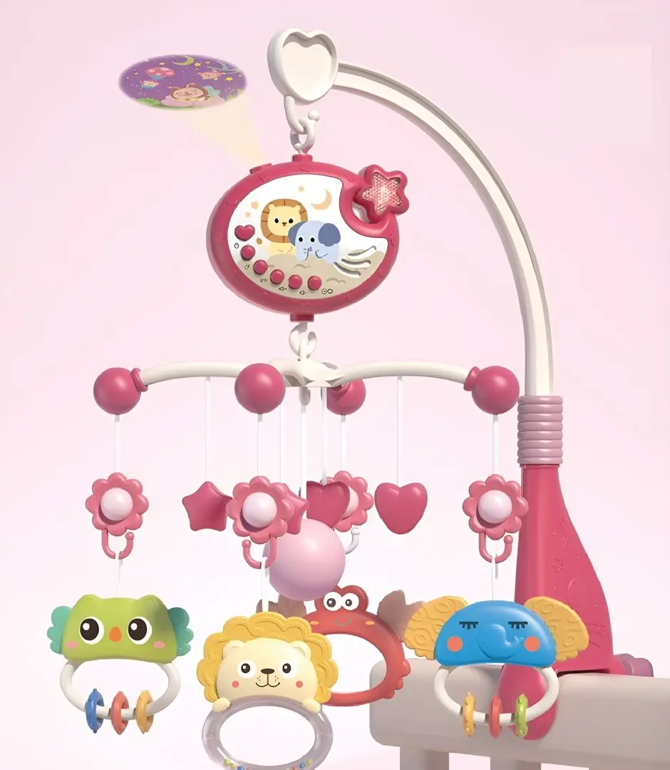 Carusel muzical AliBibi MHC5282967 (Pink/White)