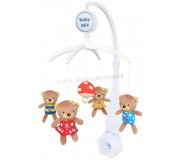 Carusel muzical Baby Mix Bears TK/375M (White)