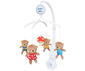 Carusel muzical Baby Mix Bears TK/375M (White)