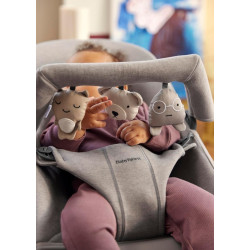 Jucarii pentru balansoare BabyBjorn Soft Friends (Grey) Thumb