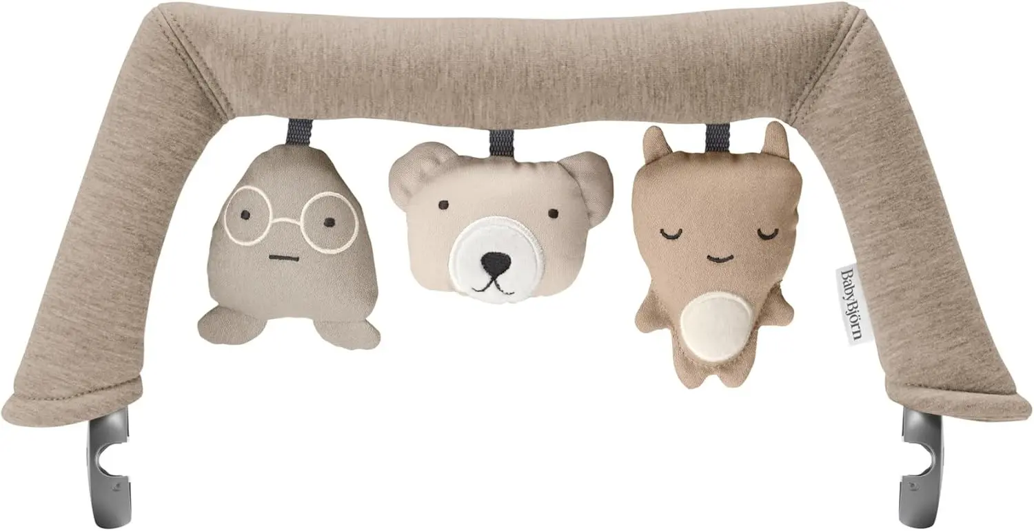 Jucarii pentru balansoare BabyBjorn Soft Friends (Grey)