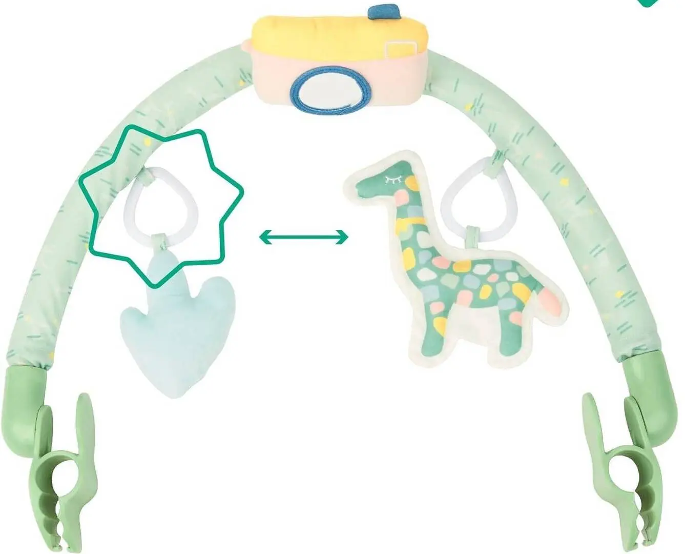 Arc cu jucarii Badabulle Safari B034003 (Green)