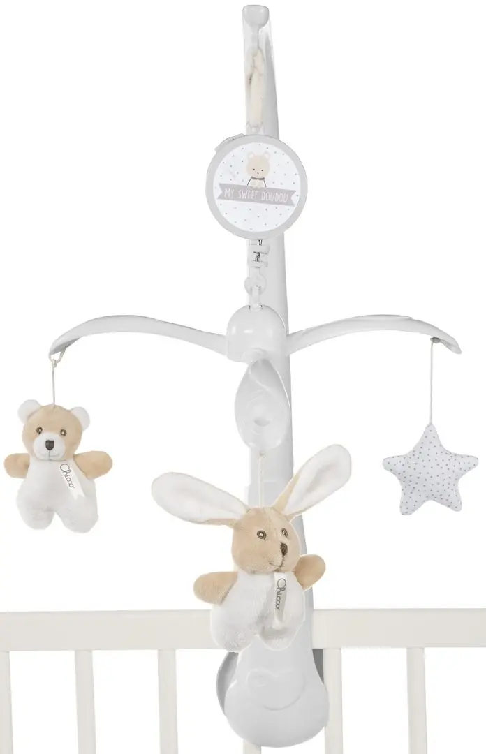 Музыкальная карусель Chicco Bear & Bunny (White) - 2