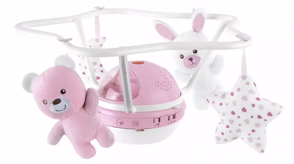 Carusel muzical Chicco Toy FD Rainbow 3in1 (Pink) - 3
