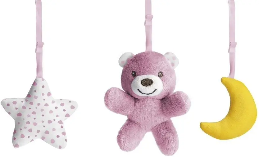 Mobil muzical cu proiector Chicco Rainbow Sky (Pink/White) - 2