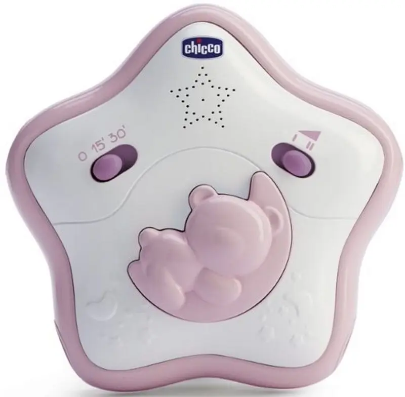 Mobil muzical cu proiector Chicco Rainbow Sky (Pink/White) - 3