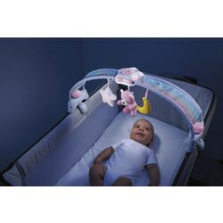 Mobil muzical cu proiector Chicco Rainbow Sky (Pink/White) Thumb