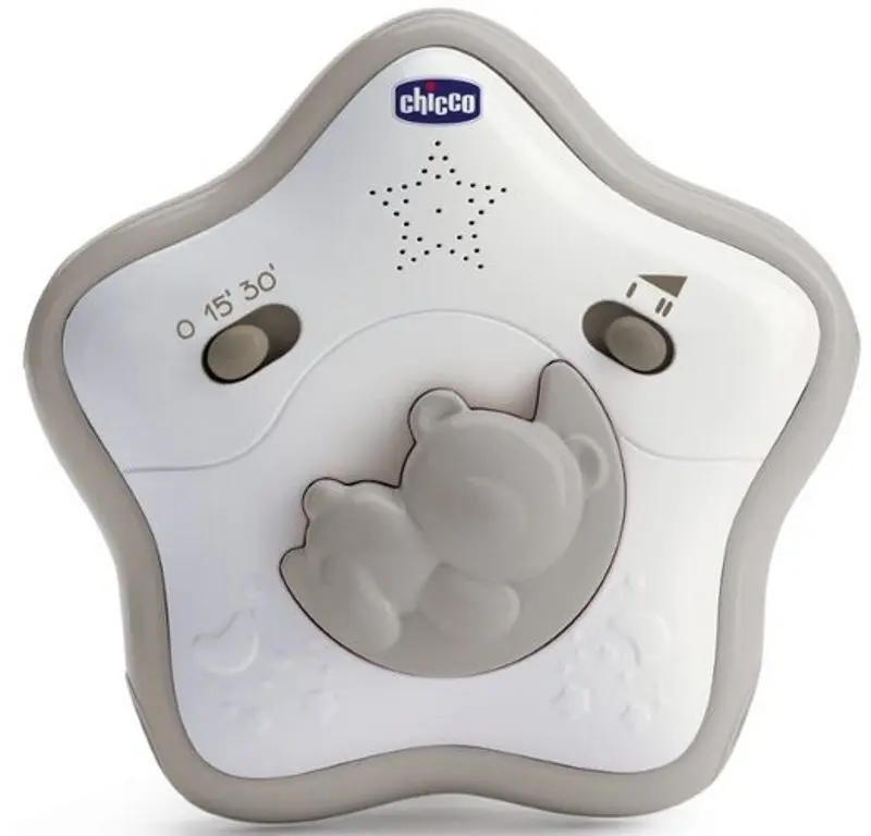Mobil muzical cu proiector Chicco Rainbow Sky (White/Beige) - 3