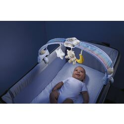 Mobil muzical cu proiector Chicco Rainbow Sky (White/Beige) Thumb