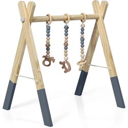 Подставка с навесными игрушками Costway BB5494HS (Wood/Grey)