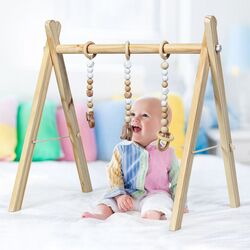 Подставка с навесными игрушками Costway BB5494NA (Natural) Thumb