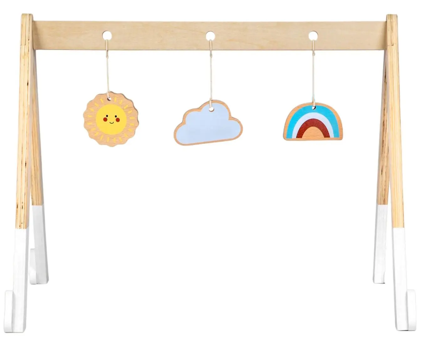 Подставка с навесными игрушками Ecotoys CA12231 (Wood)