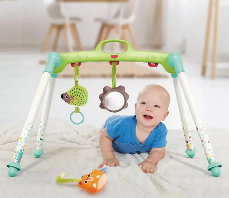 Suport cu jucarii suspendate Hola Toys E288 (Green/White) - 5