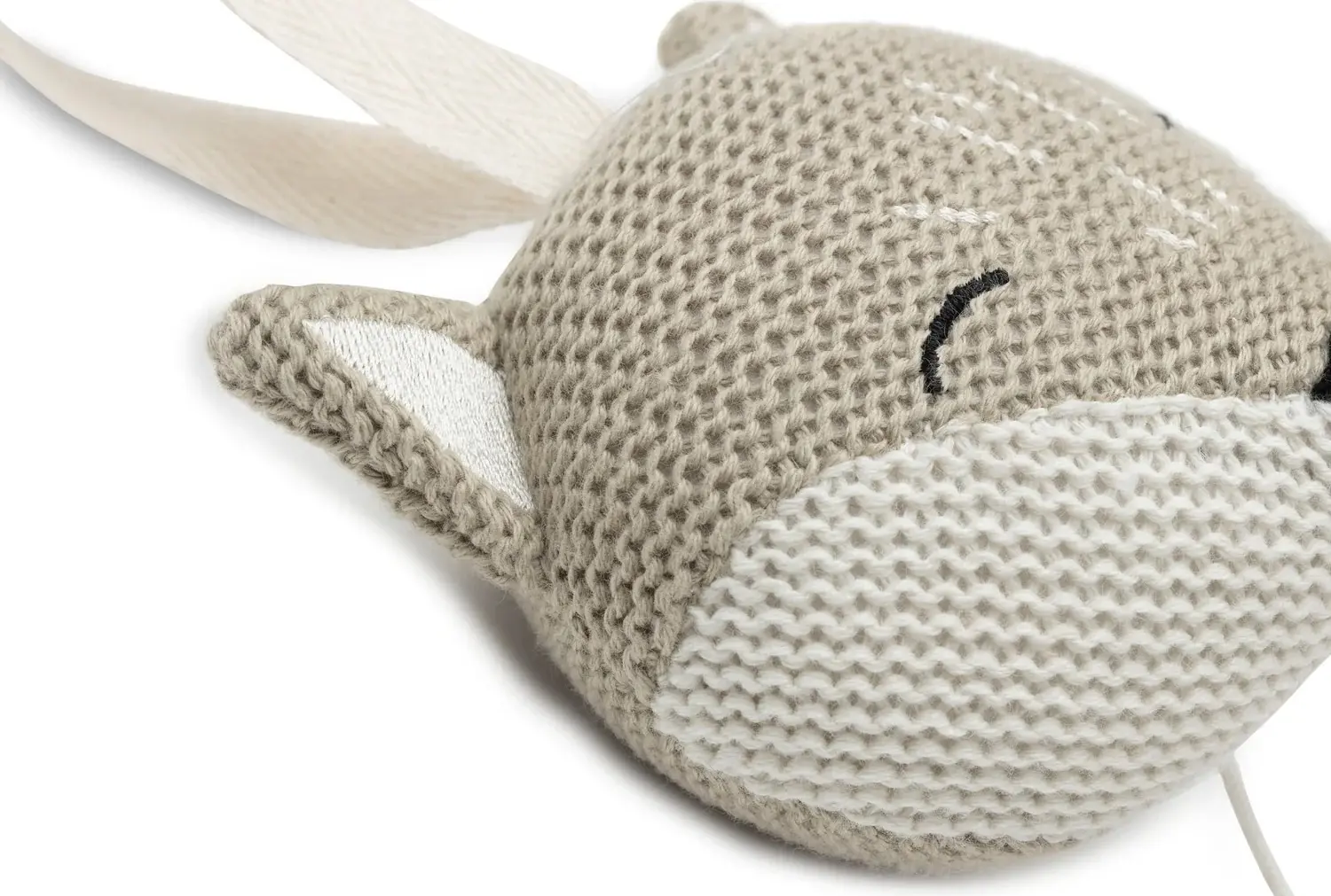 Jucarie muzicala pentru patut Jollein Animals Fox (Grey) - 2