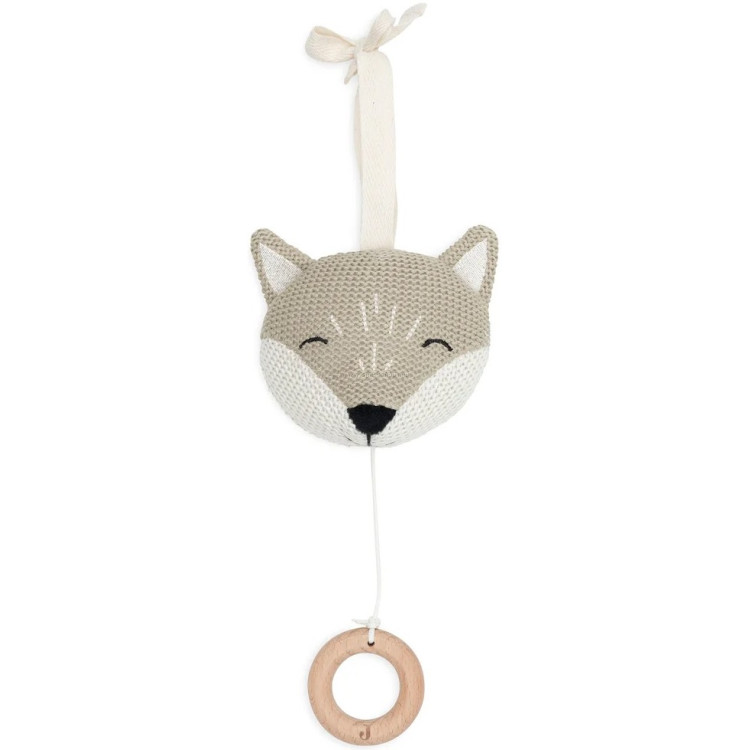 Музыкальная игрушка для кроватки Jollein Animals Fox (Grey)