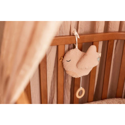 Jucarie muzicala pentru patut Jollein Lovely Birds (Pink) Thumb