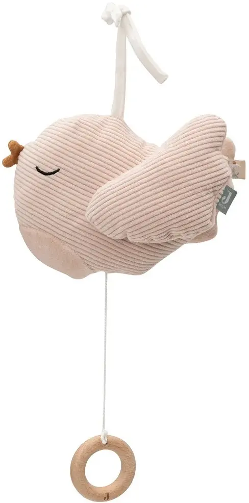 Jucarie muzicala pentru patut Jollein Lovely Birds (Pink)