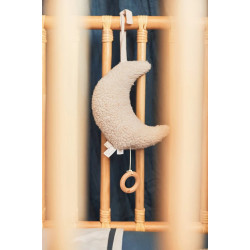 Jucarie muzicala pentru patut Jollein Moon (Nougat) Thumb