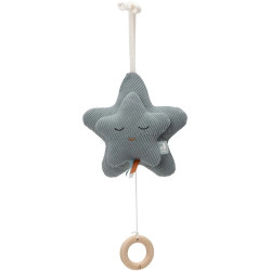 Jucarie muzicala pentru patut Jollein Star (Sea Green)