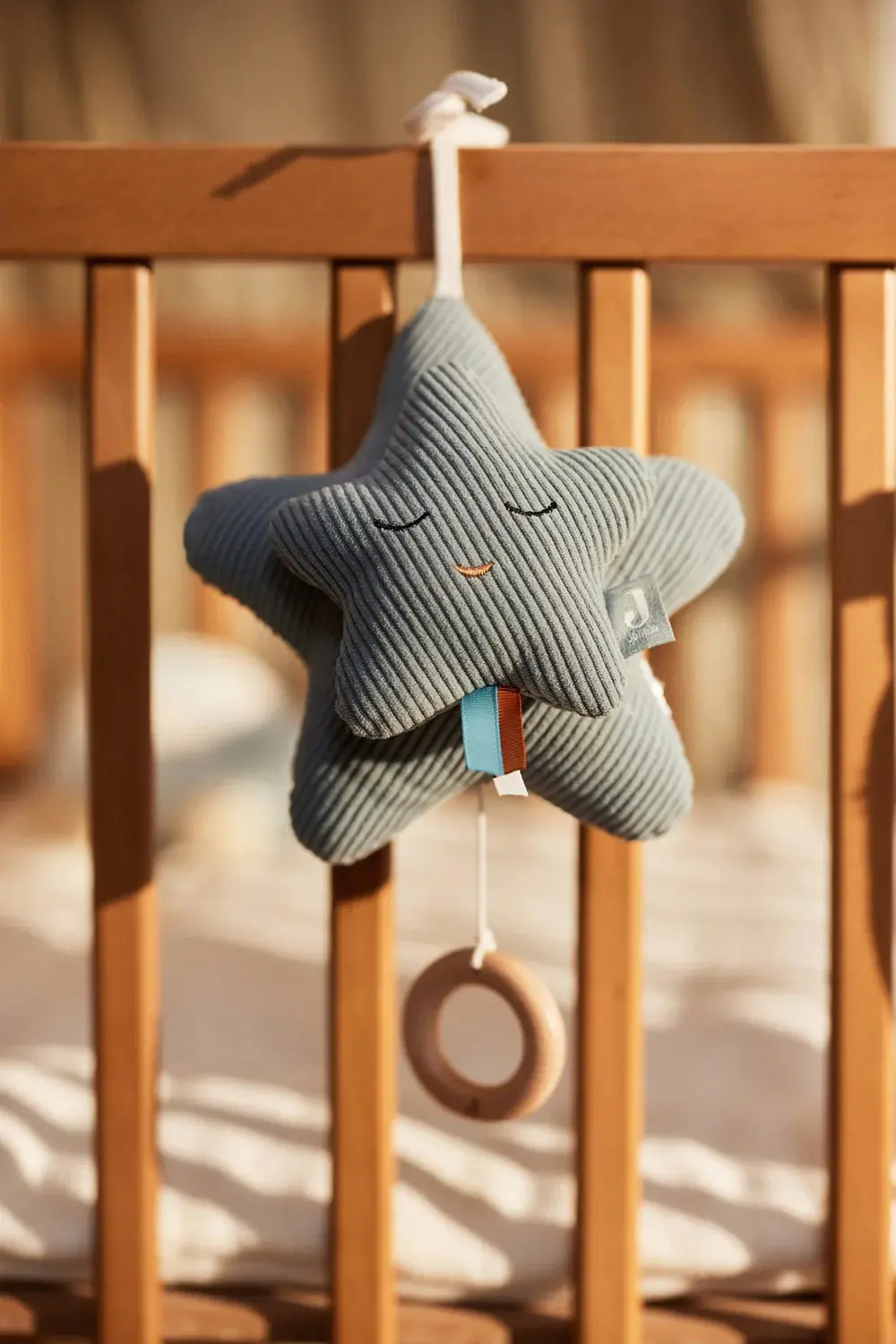 Музыкальная игрушка для кроватки Jollein Star (Sea Green) - 5